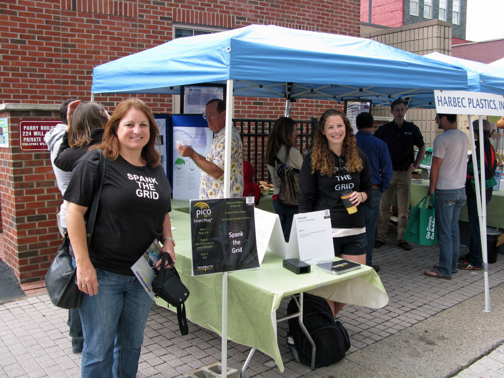 Tenrehte CEO Jennifer Indovina and Yvette Indovina showing PICOwatt&reg; at Greentopia 2012